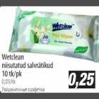 Allahindlus - Wetclean niisutatud salvrätikud