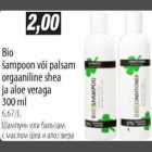 Allahindlus - Bio šampoon või palsam orgaaniline shea ja aloe veraga