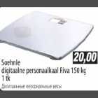 Soehnle digitaalne personaalkaal Riva