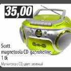 Allahindlus - Scott magnetoola CD-ga