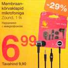 Магазин:Selver,Скидка:Наушники с микрофоном