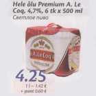 Hele õlu Premium A.Le Coq