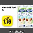 Магазин:Grossi,Скидка:Миндальный напиток
Alpro 1 л 