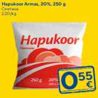 Allahindlus - Hapukoor Armas, 20%, 250 g
