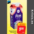 Магазин:Hüper Rimi, Rimi, Mini Rimi,Скидка:Цельное молоко Farmi,
3,8-4,2%, 2 л