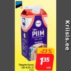 Täispiim Farmi,
3,8-4,2%, 2 l
