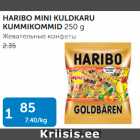 HARIBO MINI LULDKARU KUMMIKOMMID 250 G