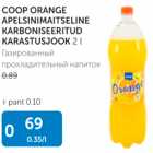 Allahindlus - COOP ORANGE APELSINIMAITSELINE KARBONISEERITUD KARASTUSJOOK 2 L