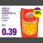 Allahindlus - SORELLA SPIRAAL-MAKARONID 400g