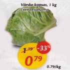 Värske kapsas, 1kg