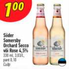 Siider Somersby Orchard Secco või Rose