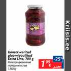 Konserveeritud ploomipoolikud Extra Line, 700 g