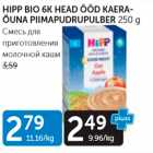 Allahindlus - HIPP BIO 6K HEAD ÖÖD KAERA-ÕUNA PIIMAPUSRUPULBER 250 G