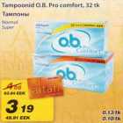 Allahindlus - Tampoonid O.B. Pro comfort