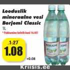 Allahindlus - Looduslik
mineraalne vesi
Borjomi Classic
1L