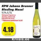 Allahindlus - KPN Johann Brunner
Riesling Mosel
9,5%, 0,75L