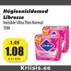 Allahindlus - Hügieenisidemed
Libresse
Invisible Ultra Thin Normal
10tk
