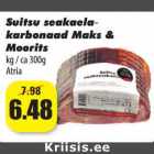 Allahindlus - 
Suitsu seakaelakarbonaad Maks & Moorits kg / ca 300g Atria
