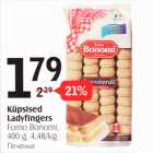 Küpsised Ladyfingers