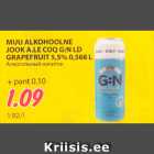 MUU ALKOHOOLNE 
JOOK A.LE COQ G:N LD 
GRAPEFRUIT 