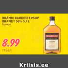 BRÄNDI BARDINET VSOP 
BRANDY 36% 0,5  L