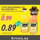 CAPPY APELSINIMAHL VÕI 
MULTINEKTAR 1 L