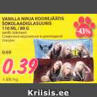 Allahindlus - VANILLA NINJA KOOREJÄÄTIS 
ŠOKOLAADIGLASUURIS 
110 ML / 80 G