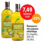 Allahindlus - Šampoon
või palsam
oliiviõliga