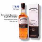 Allahindlus - Šoti whisky Bowmore Single Malt 12YO
