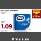 Allahindlus - Zewa Deluxe tualettpaber
3-kihiline
4 rulli