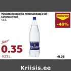 Allahindlus - Vytautas looduslike mineraalidega vesi
karboniseeritud
1,5 L