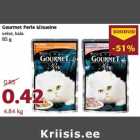 Allahindlus - Gourmet Perle kiisueine
veise, kala
85 g
