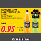 Allahindlus - HARTWALL JAFFA
KARASTUSJOOK 1,5 L