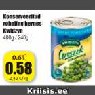 Allahindlus - Kondensveeritud  roheline hernes Kwidzyn