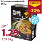 Rannarootsi frikadellid
350 g
