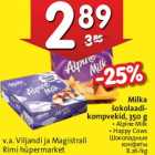 Milka
šokolaadikompvekid,
