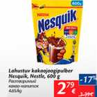 Lahustuv kakaojoogipulber Nesquik, Nestle, 600 g