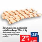 Kondenspiima maitselised vahvlitorukesed Miio, 1 kg