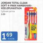 Allahindlus - JORDAN TOTAL CLEAN SOFT 4-PAKK HAMBAHARIKEELEPUHASTAJA