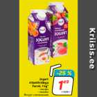 Allahindlus - Jogurt
vitamiinidega
Farmi, 1 kg*