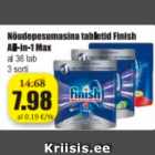 Таблетки для посудомоечной машины Finish All-in-1 Max
