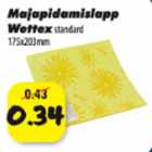 Majapidamislapp Wettex standard 175 x 203 mm