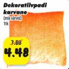 Dekoratiivpadi karvane (mix värvid) 1 tk