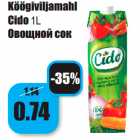 Allahindlus - Köögiviljamahl
Cido 1L