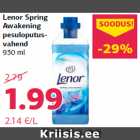 Lenor Spring
Awakening
pesuloputusvahend
930 ml