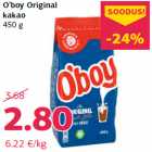 Какао O’boy Original
450 г