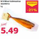 Allahindlus - M.V.Wool külmsuitsu
skumbria
kg