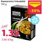 Rannarootsi frikadellid
350 g