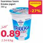 Saaremaa Saare
Kreeka jogurt
380 g