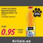 CAPPY ICE FRUIT
MULTIPUUVILJA
MAHLAJOOK 1,5L